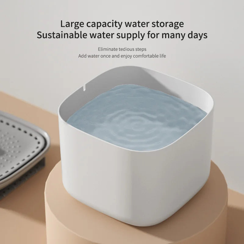 3L Automatic Cat Water Fountain β Silent, Filtered, and USB-Powered