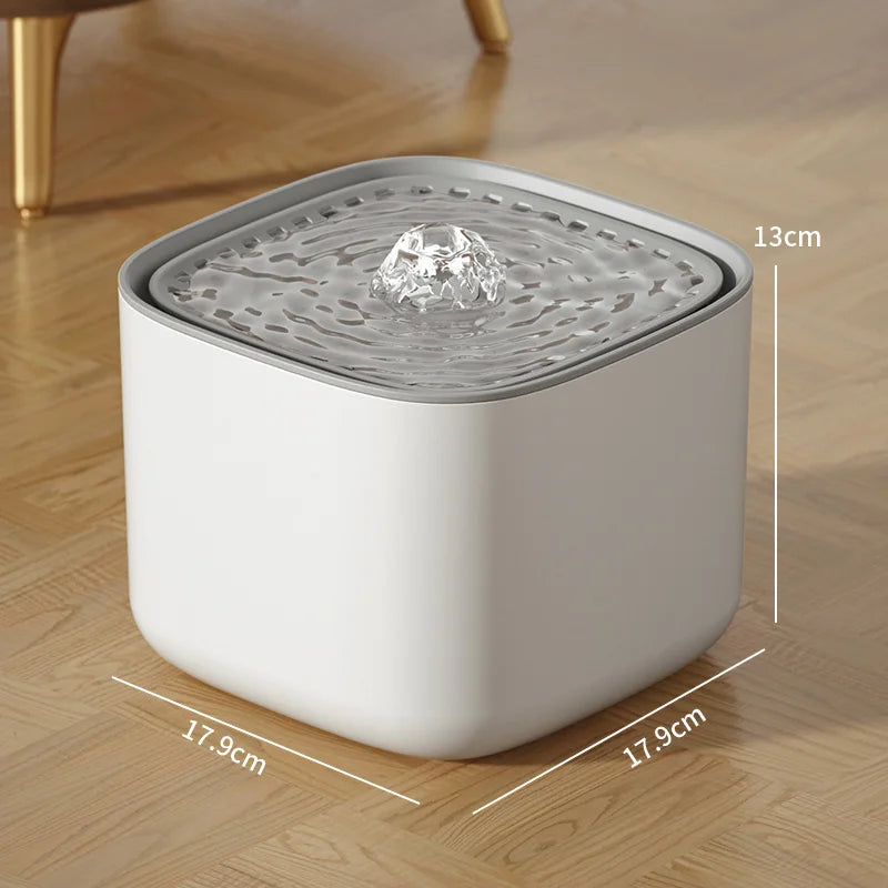 3L Automatic Cat Water Fountain β Silent, Filtered, and USB-Powered