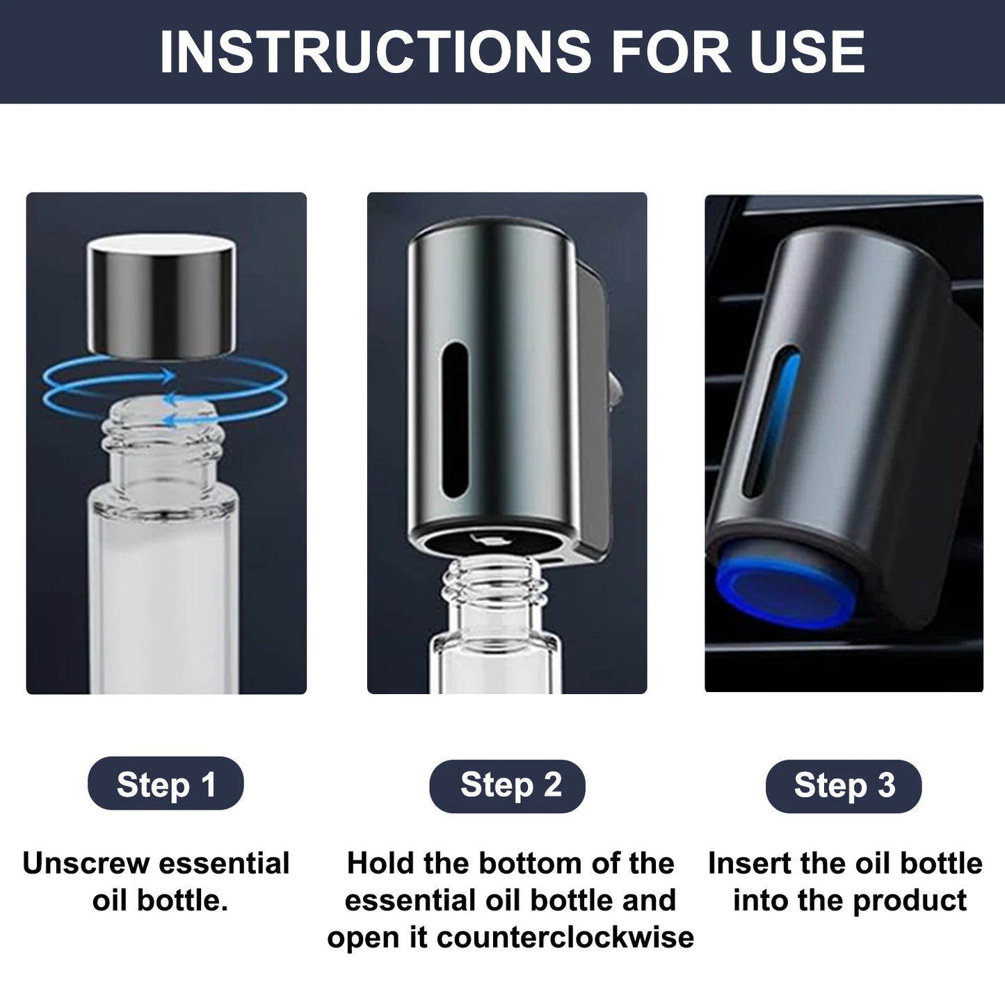 Smart Car Air Freshener Diffuser โ Elevate Your Driving Experience