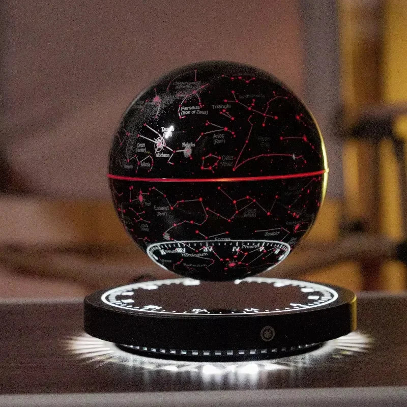 Levitating Magnetic Globe Table β Touch-Control Floating Starry Light Lamp