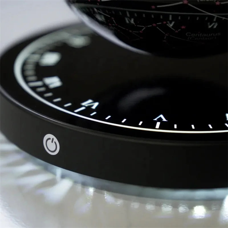 Levitating Magnetic Globe Table β Touch-Control Floating Starry Light Lamp