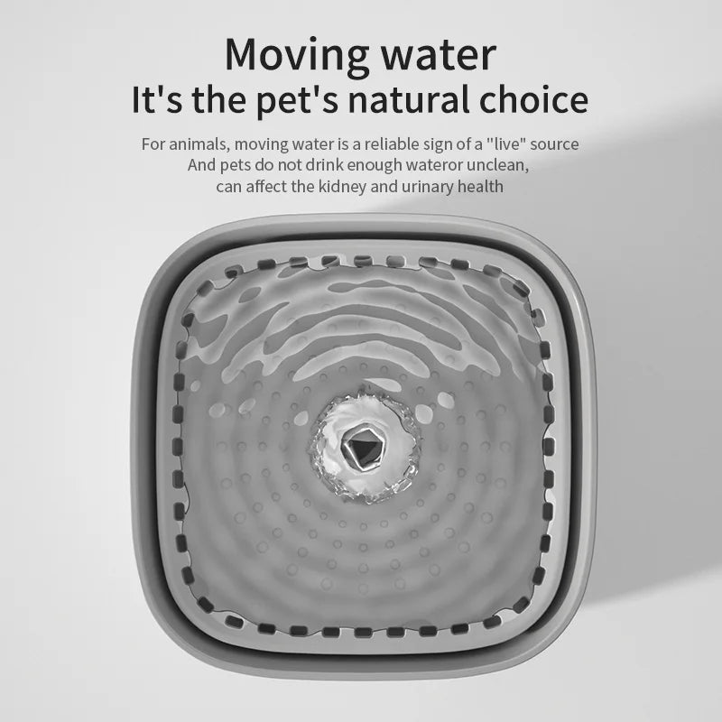 3L Automatic Cat Water Fountain β Silent, Filtered, and USB-Powered