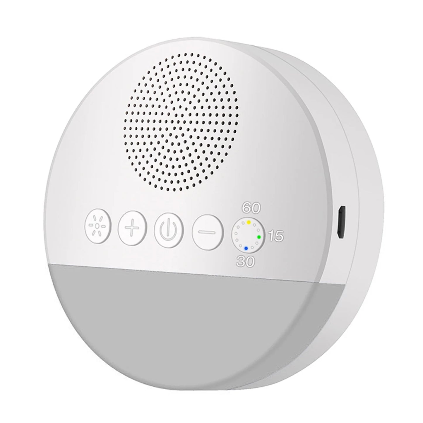 Baby White Noise Machine โ USB Rechargeable Sleep Sound Player with Night Light