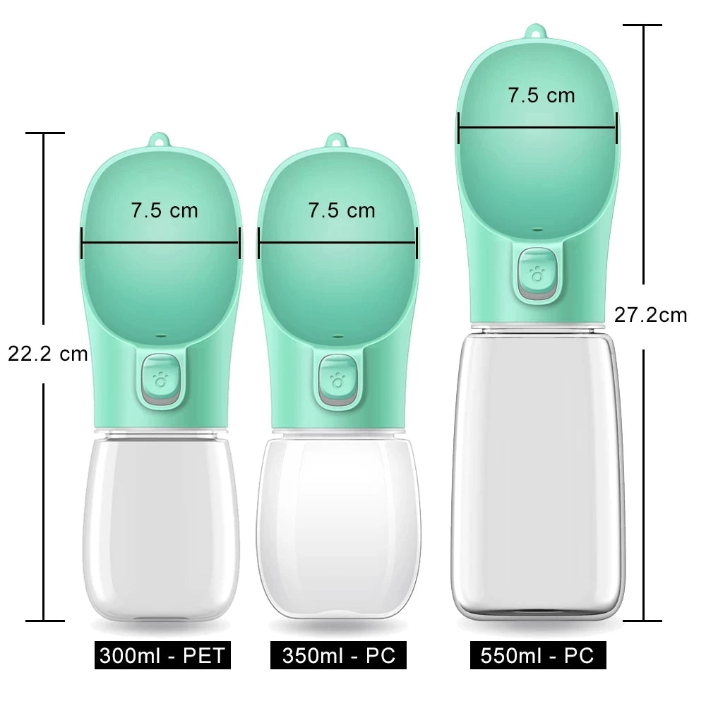Portable Dog Water Bottle β Leakproof Drinking Bottle for Small & Large Dogs