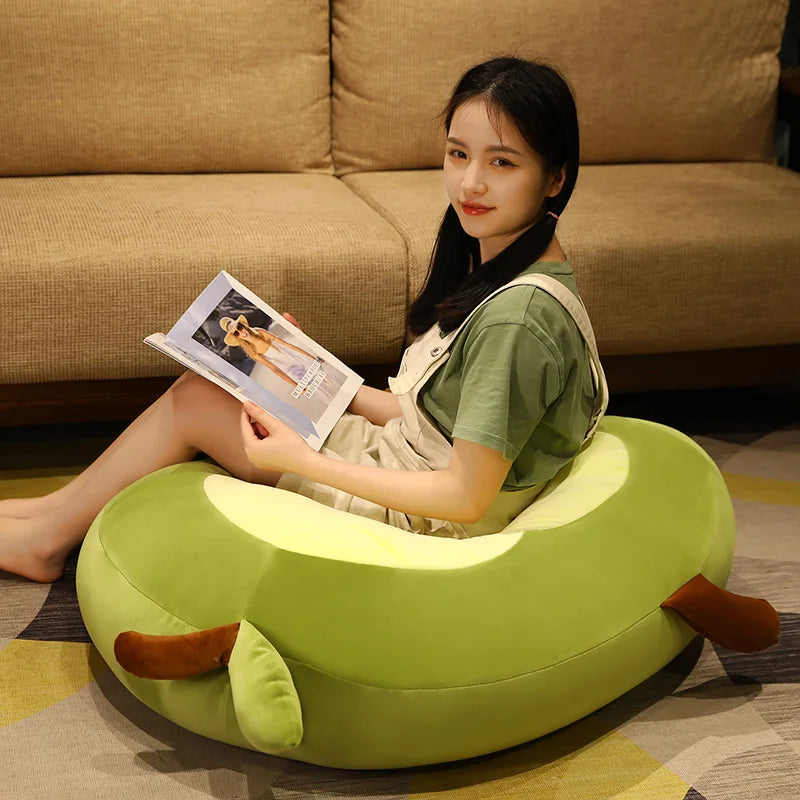 Giant Avocado Stuffed Plush Toy β Soft Fruit Cushion Pillow for Kids & Adults
