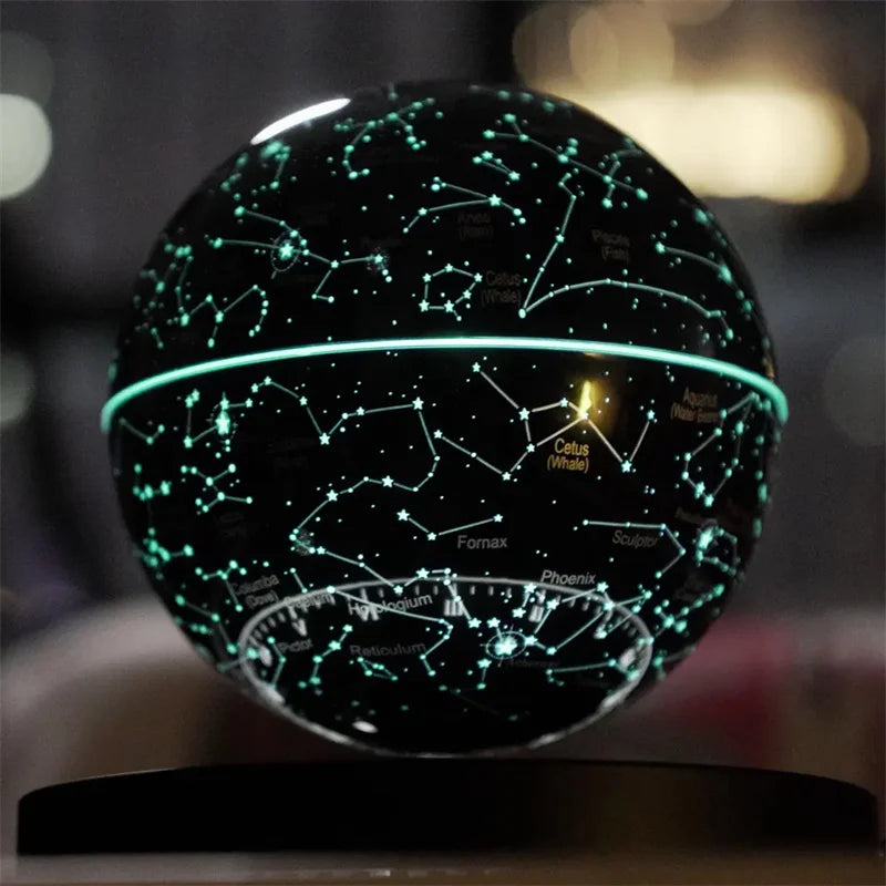 Levitating Magnetic Globe Table β Touch-Control Floating Starry Light Lamp