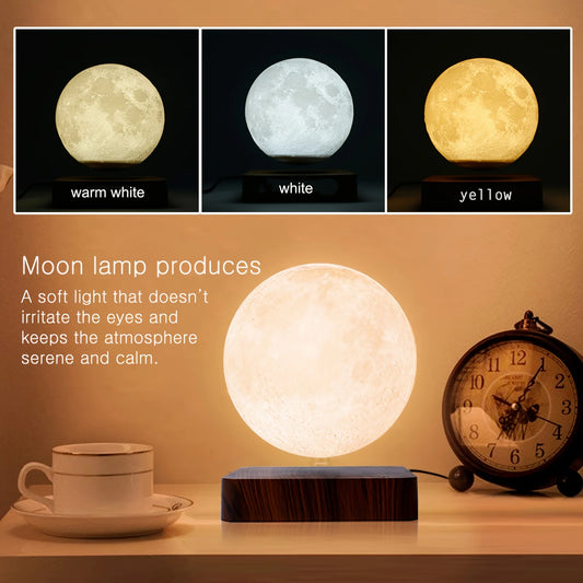 Magnetic Floating Rotating Moon Lamp – A Touch of Magic for Your Space