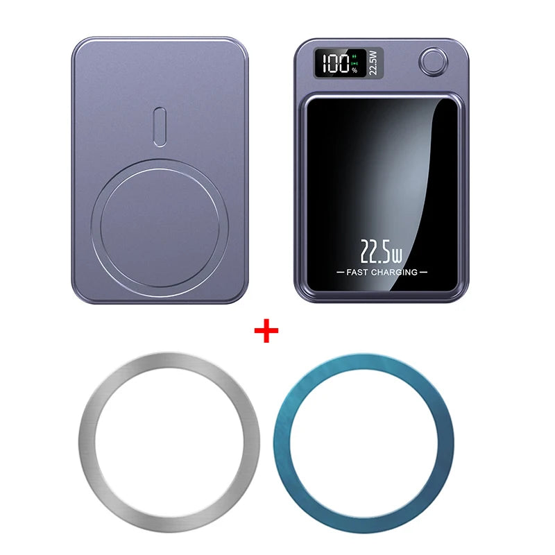 Magnetic Power Bank 20000mAh – Fast Charging on the Go