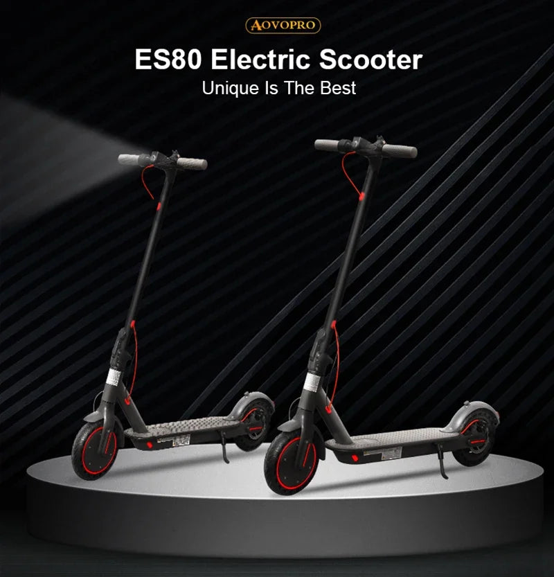 AOVOPRO ES80 Electric Scooter – Smart, Fast, and Portable for Adults